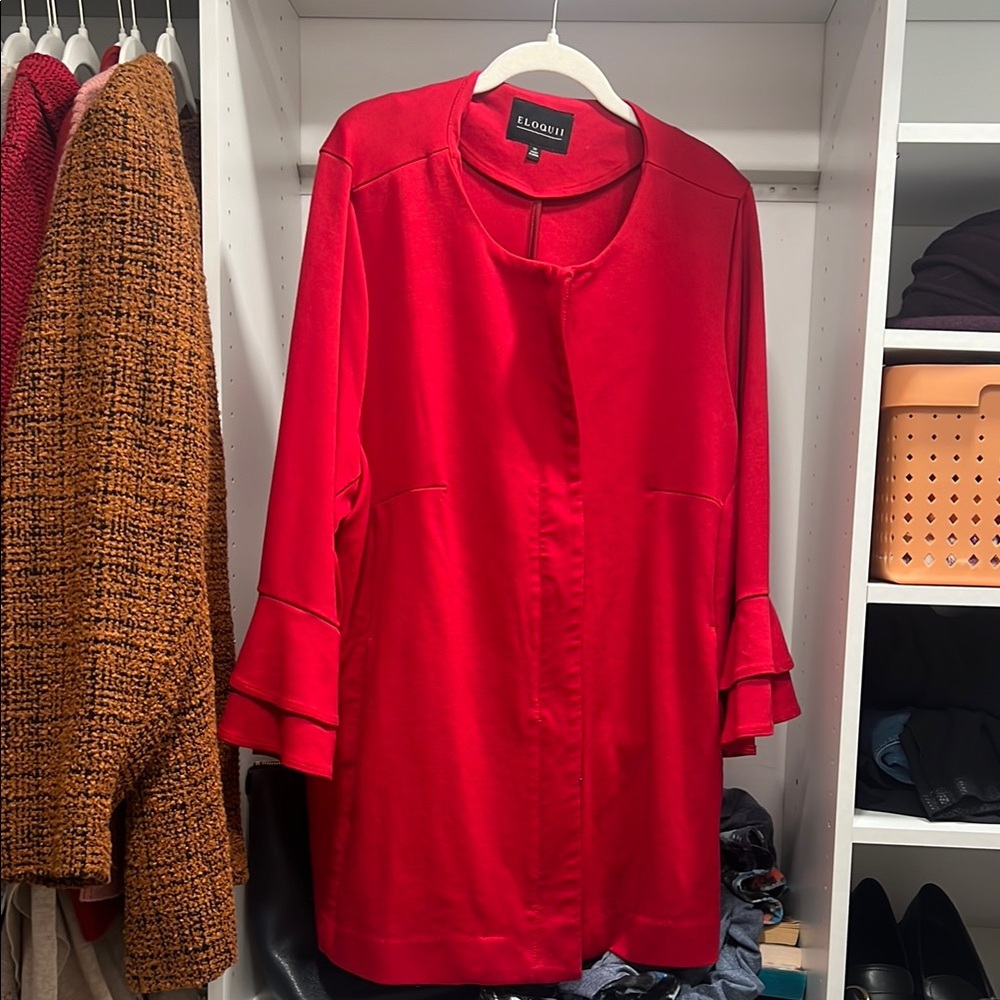 Eloquii Vibrant Red Women's Jacket